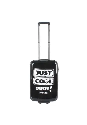 Saxoline Just Cool Print  Hard Luggage / Trolley / Suitcase
