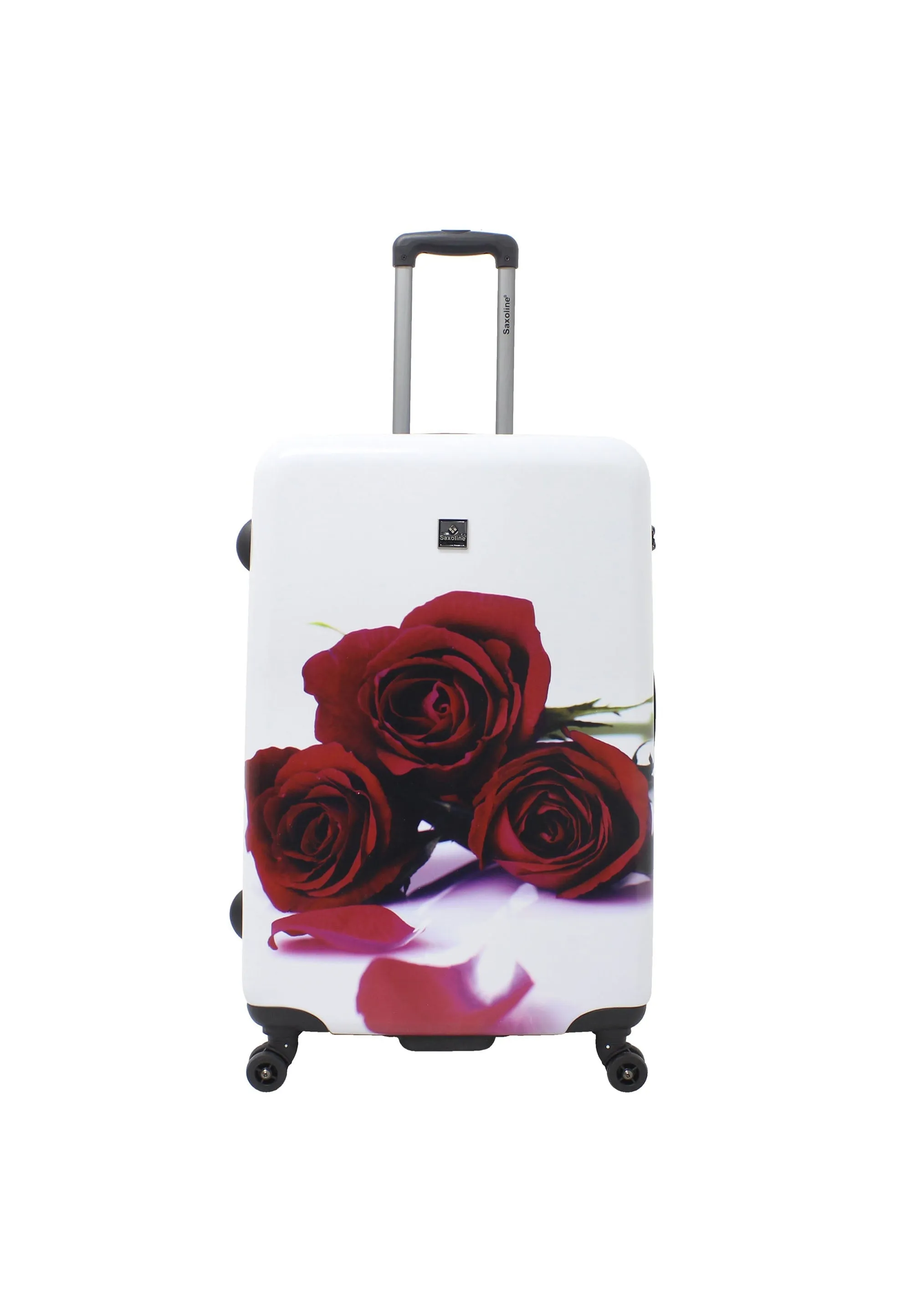 Saxoline Red Roses Hard Luggage / Trolley / Suitcase Print