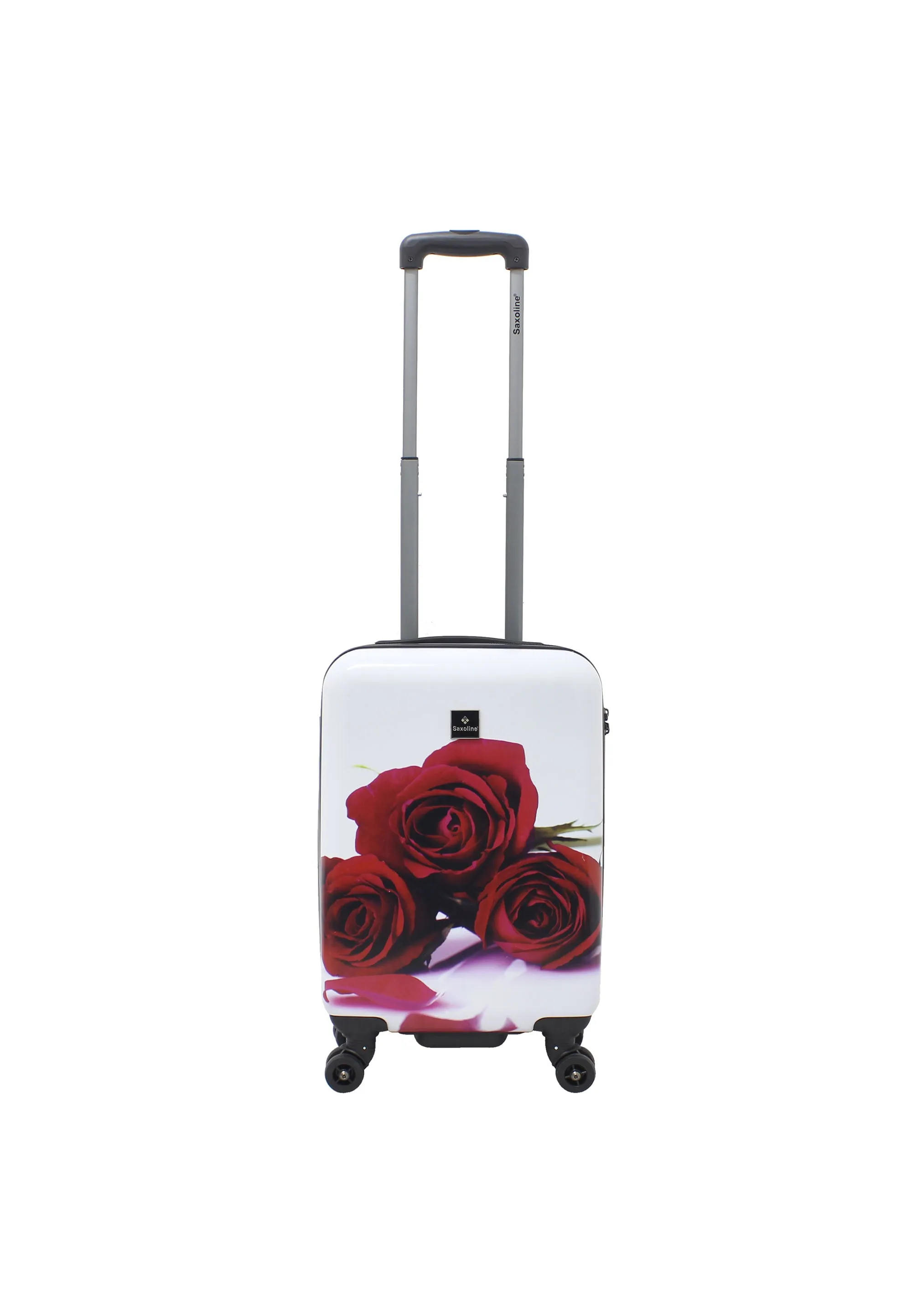 Saxoline Red Roses Hard Luggage / Trolley / Suitcase Print