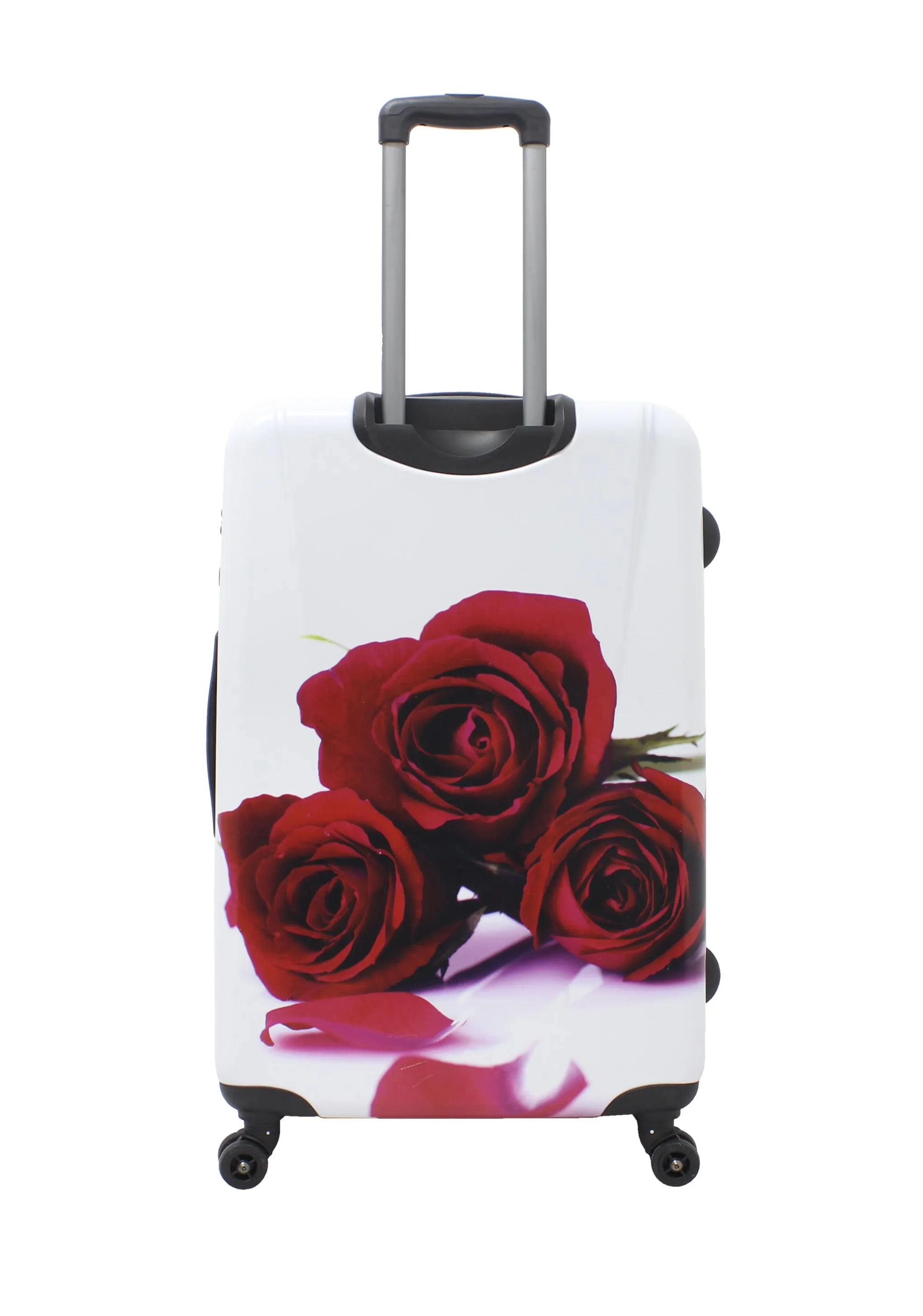 Saxoline Red Roses Hard Luggage / Trolley / Suitcase Print