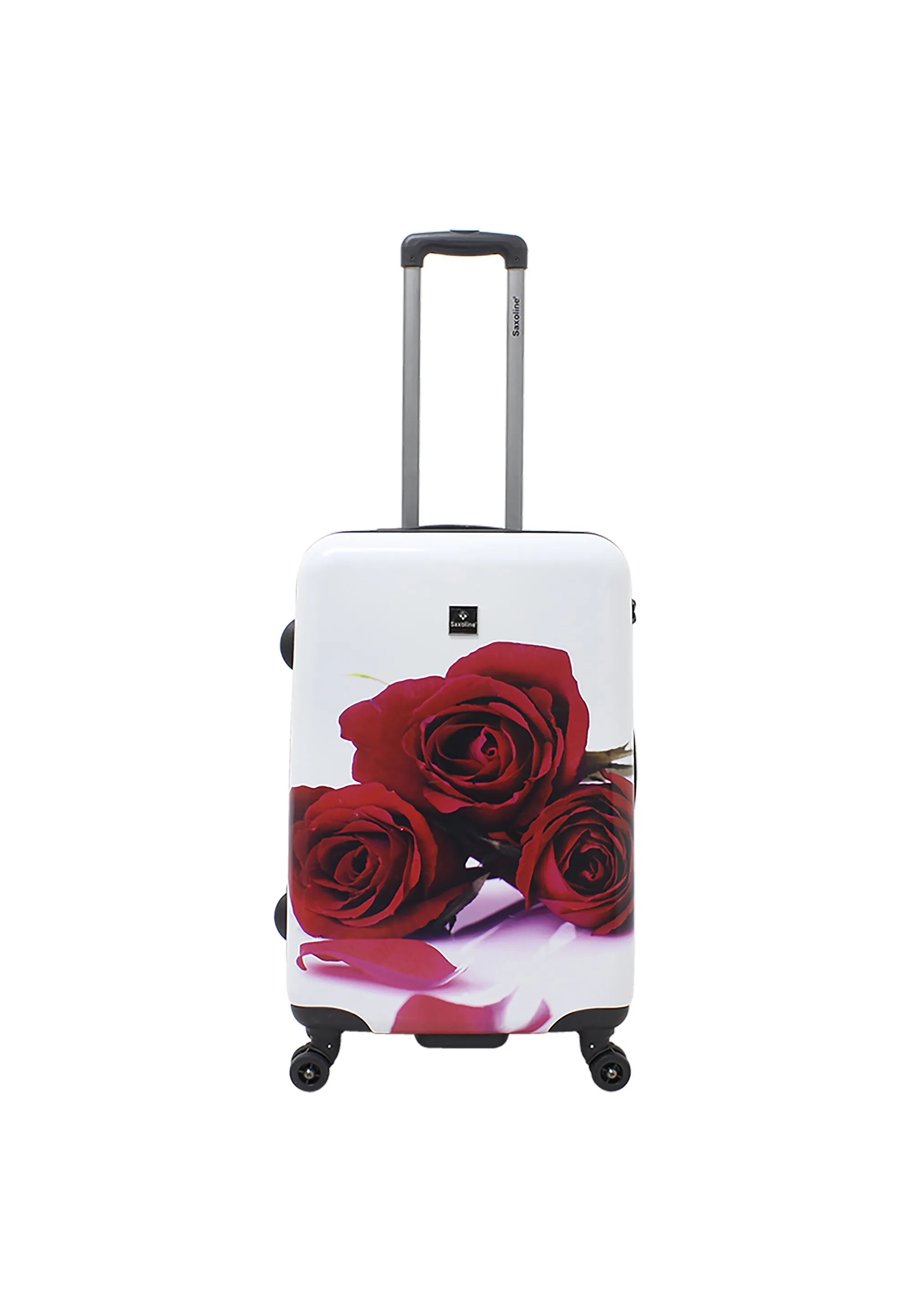 Saxoline Red Roses Hard Luggage / Trolley / Suitcase Print