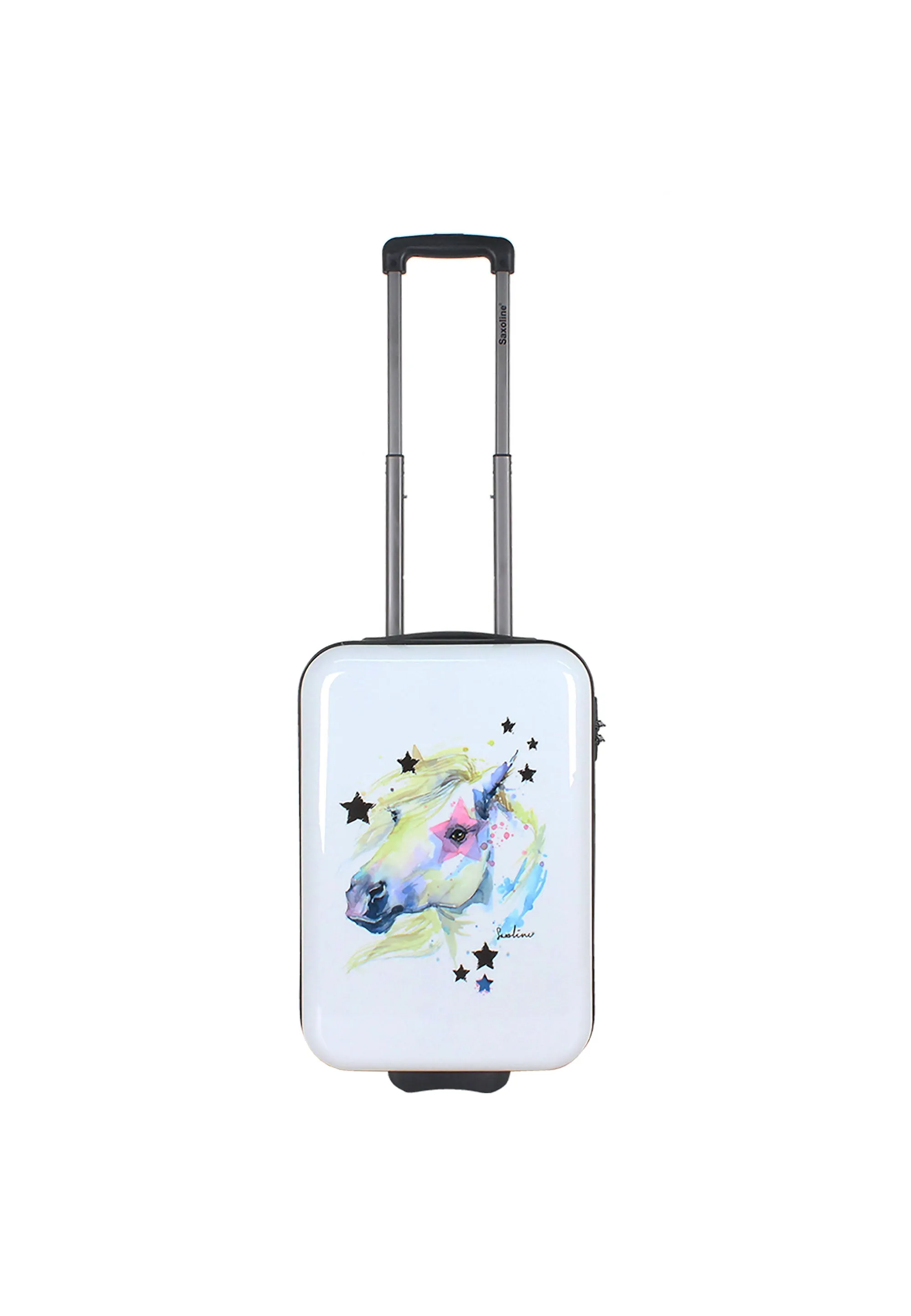 Saxoline Unicorn Print  Hard Luggage / Trolley / Suitcase