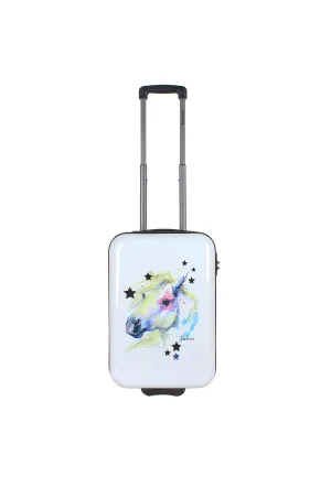 Saxoline Unicorn Print  Hard Luggage / Trolley / Suitcase