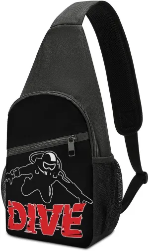 SCUBA Dive Crossbody Bags for Women Men Sling Bag Bakpack Shoulder Bag Travel Hiking Daypack