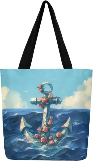Sea Turtle Canvas Tote Bag