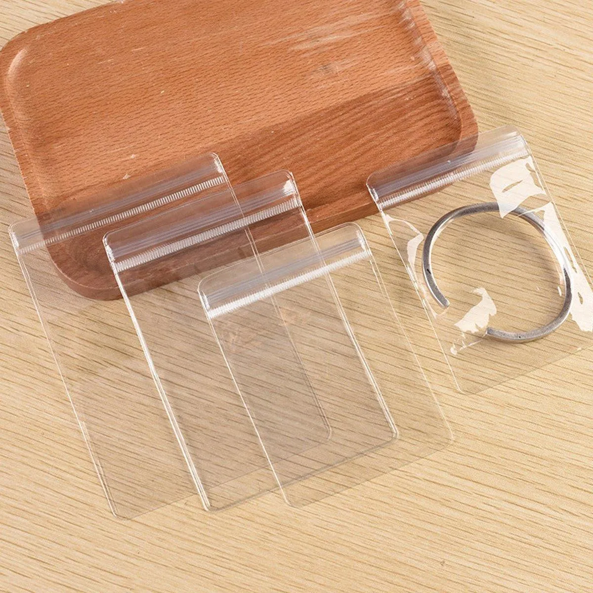 Self-Sealing Jewelry Bags 100PCS PVC