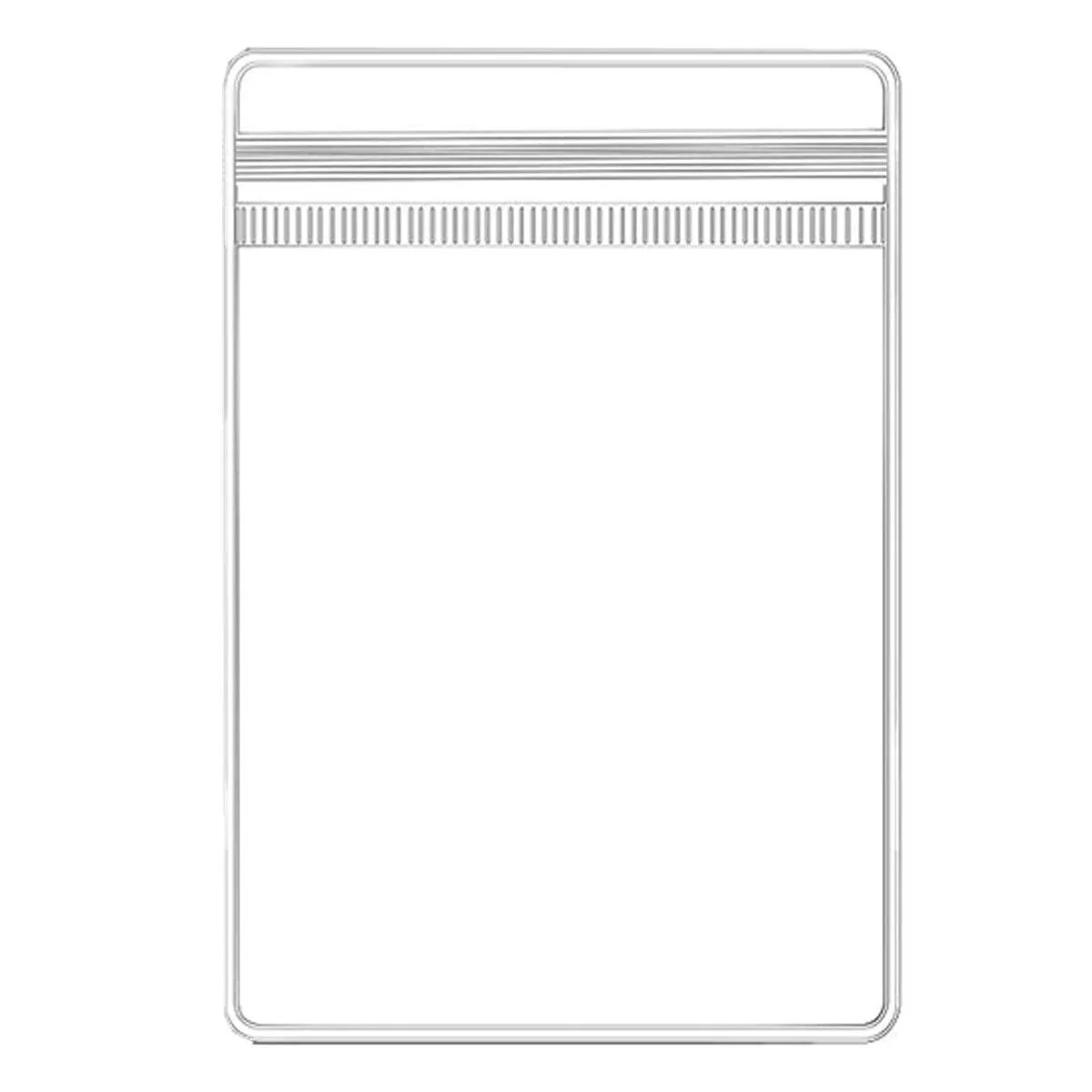 Self-Sealing Jewelry Bags 100PCS PVC