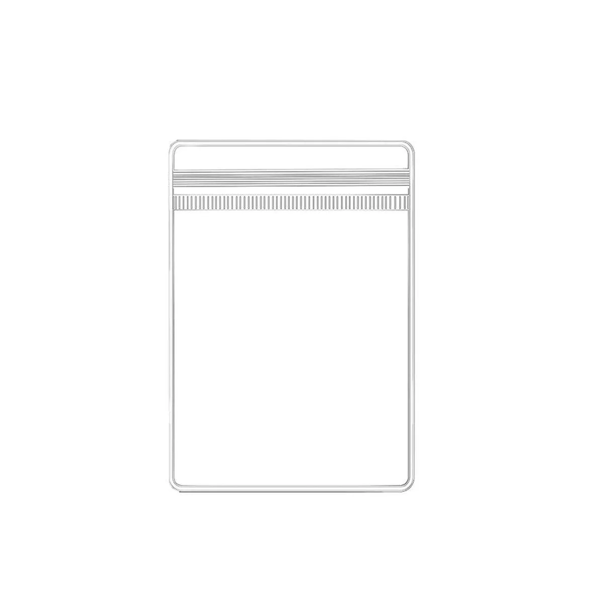 Self-Sealing Jewelry Bags 100PCS PVC