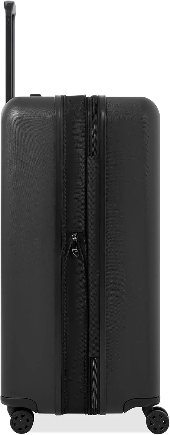 Sherpani Meridian Nesting Luggage Set, 2 Piece Rolling Luggage Set, Travel Durable Lightweight Luggage, Hardside Suitcase with Spinner Wheels, 22 Inch and 29 Inch (Black)