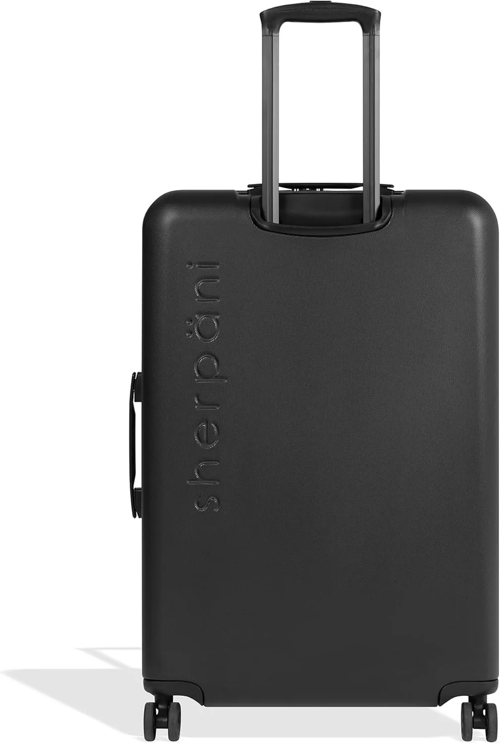 Sherpani Meridian Nesting Luggage Set, 2 Piece Rolling Luggage Set, Travel Durable Lightweight Luggage, Hardside Suitcase with Spinner Wheels, 22 Inch and 29 Inch (Black)