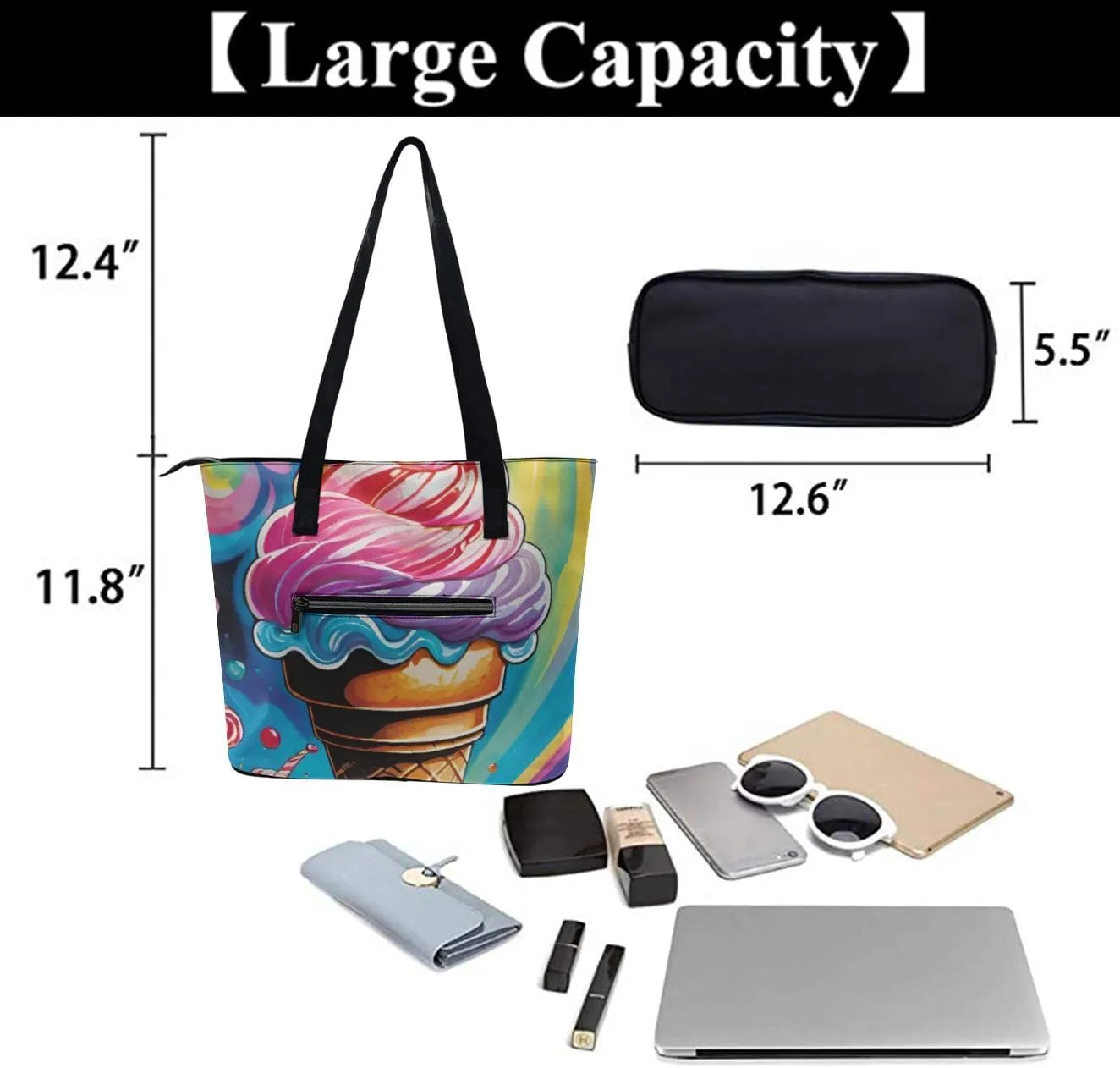 Shoulder Bag for Women Satchel Purse and Handbags Ladies PU Leather Shoulder Totes Bag Shoulder Bags