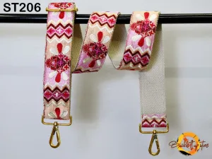 Shoulder Crossbody Straps Replacement Strap Tote Messenger Bags Strap for Purses Embroidered Boho Guitar Strap Handbag Strap Gift for Wife