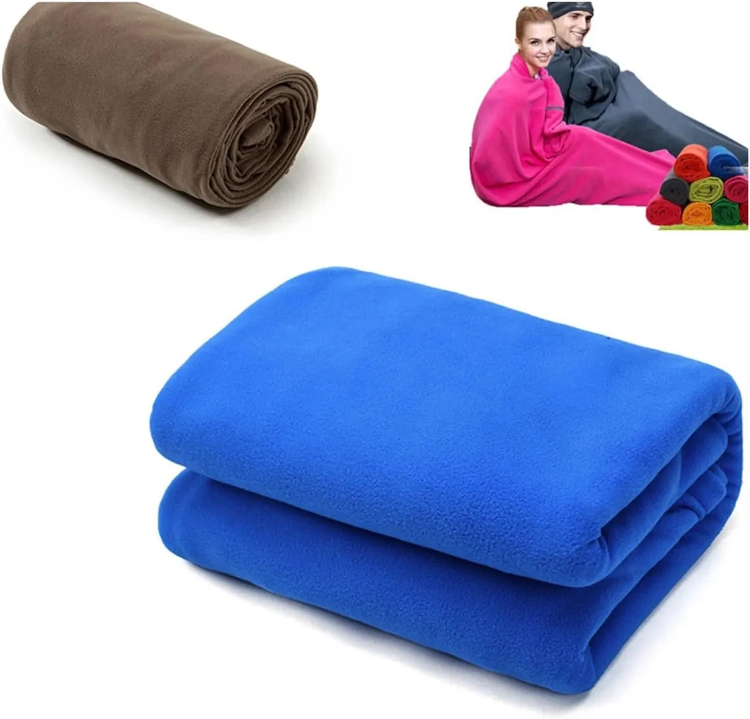 Sleeping Bag Ultra-Light Polar Fleece Sleeping Bag for Outdoor Camping Tent Bed Use,Travel Warm Sleeping Bag Liner Lightweight(Single Velvet Grey)