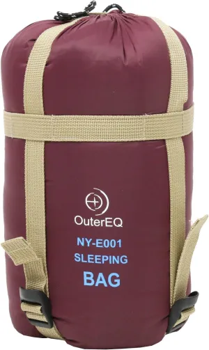 Sleeping Bags Camping Hiking Sleeping Bag Wine Red