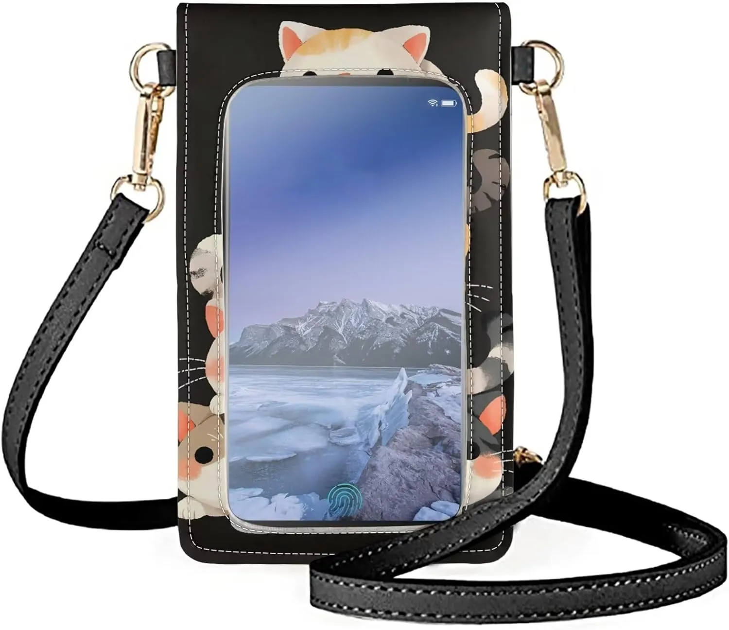 Small Crossbody Bags for Women Cell Phone Purse Leather Shoulder Handbags Medium Size