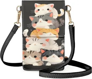 Small Crossbody Bags for Women Cell Phone Purse Leather Shoulder Handbags Medium Size