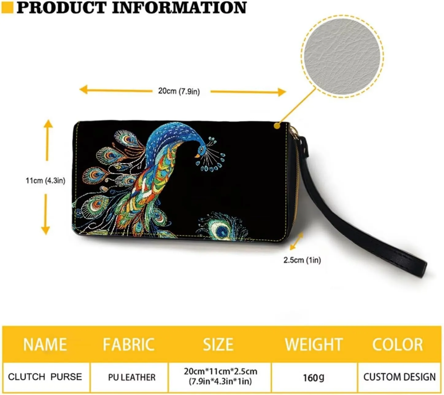 Small Wallet 2Pcs, Leather Shoulder Bags & Wallet with Hand Strap Set of 2 Lightweight for Travel & Shopping