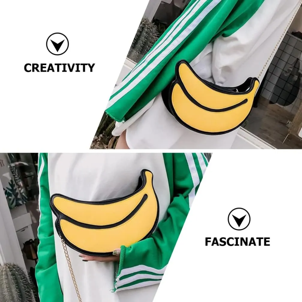 SOIMISS Purse Crossbody Fashion Fruit Shape Women's Shoulder Pu Material Multi-function for Phone Keys Coins