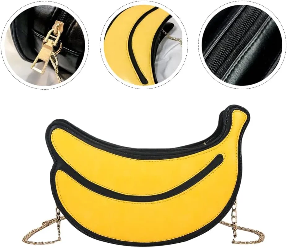 SOIMISS Purse Crossbody Fashion Fruit Shape Women's Shoulder Pu Material Multi-function for Phone Keys Coins