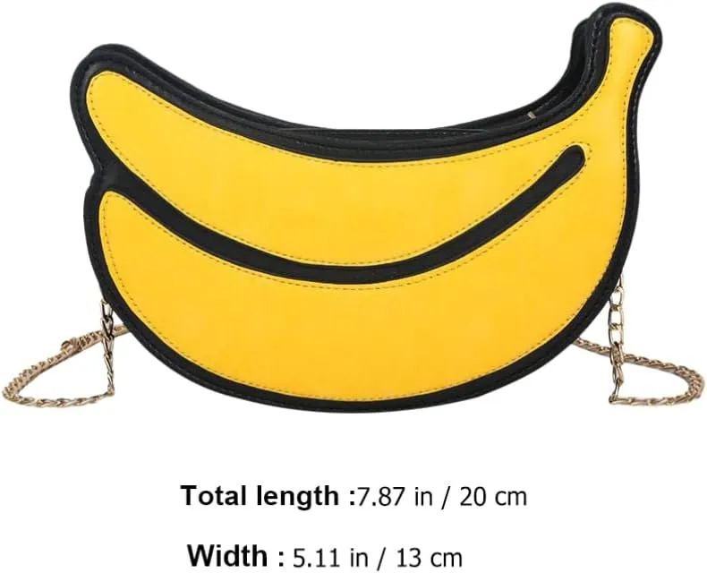 SOIMISS Purse Crossbody Fashion Fruit Shape Women's Shoulder Pu Material Multi-function for Phone Keys Coins