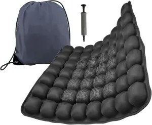 Sondur Travel Cushion,Inflatable Seat Cushion for Air Travel,56 Bubbles Portable Seat Cushion 3D Air Cell with Storage Bag, for Long Flights, Car, Office Chair, Wheelchair (56 Bubbles)