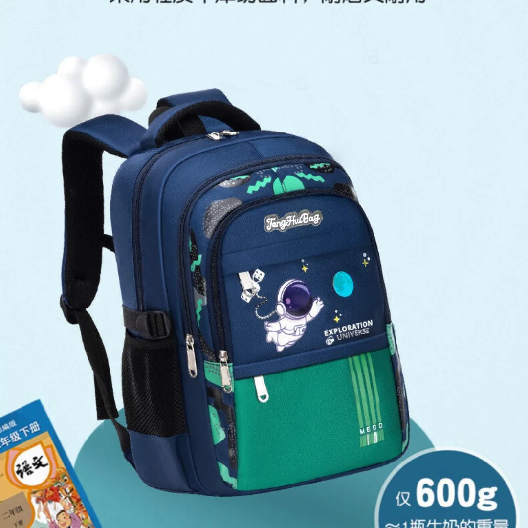 Spaceman Kids School Bag 2 to 4 Grade