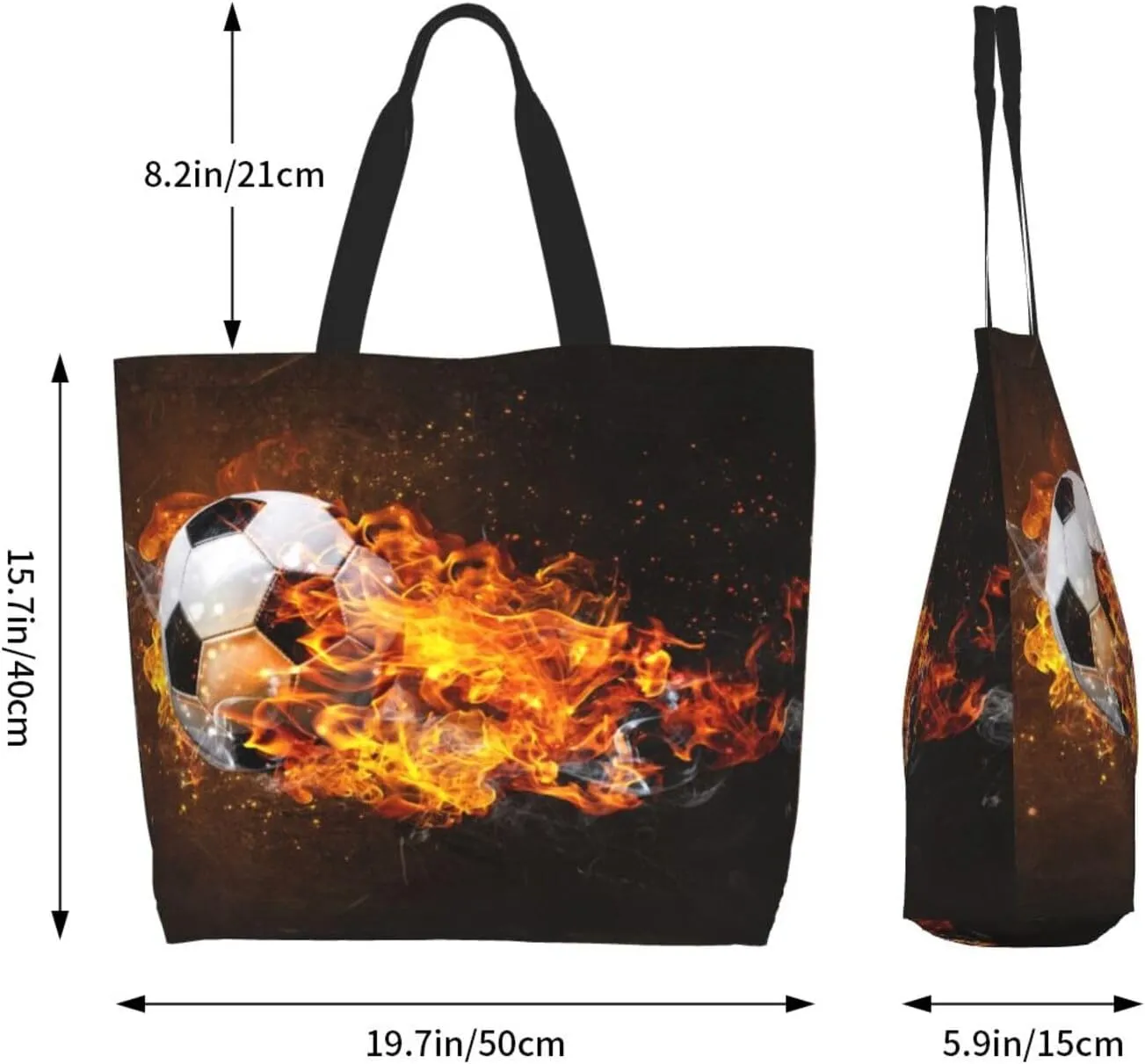 Sport balls football champ be winner Women's Tote Bag Large Capacity Single Shoulder Bags Handbag for Shopping Work