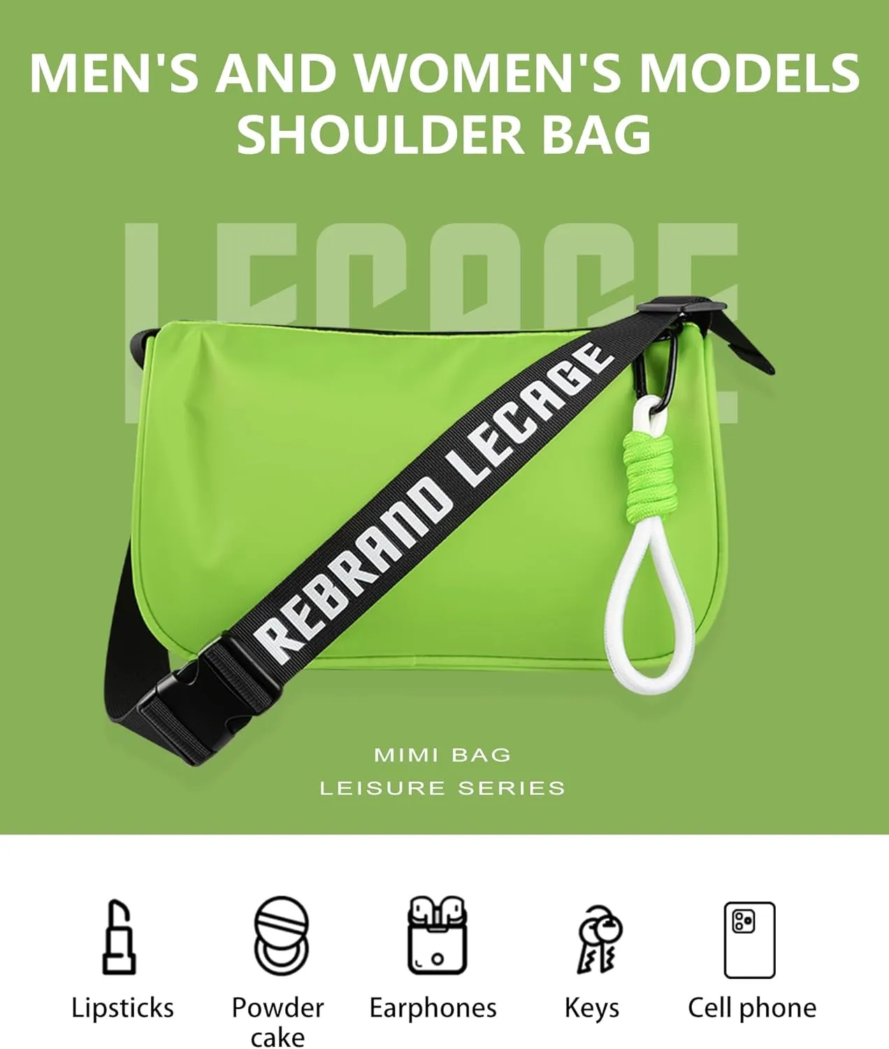 Sports Duffle Bag for Women Men Lightweight Sports Bag with Inner Pocket Stylish Crossbody Bags for Sports Travel