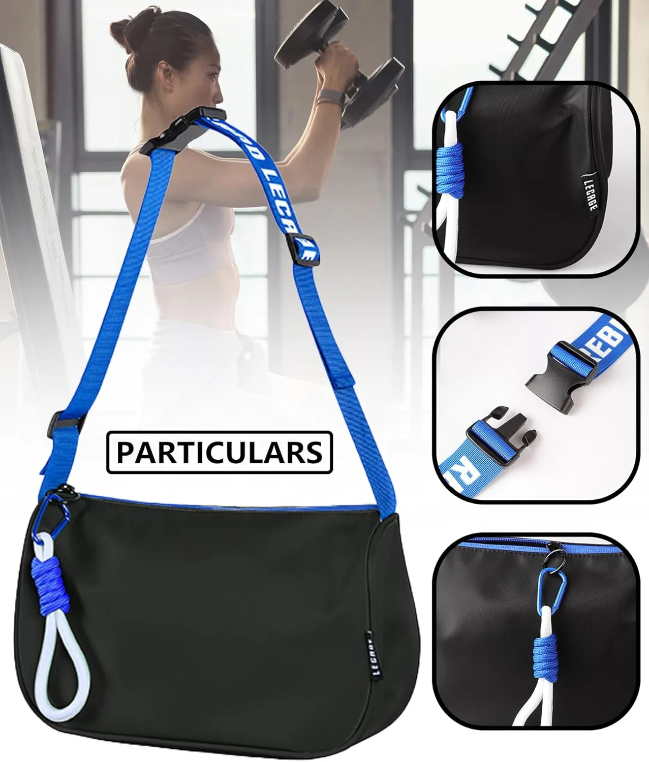Sports Duffle Bag for Women Men Lightweight Sports Bag with Inner Pocket Stylish Crossbody Bags for Sports Travel