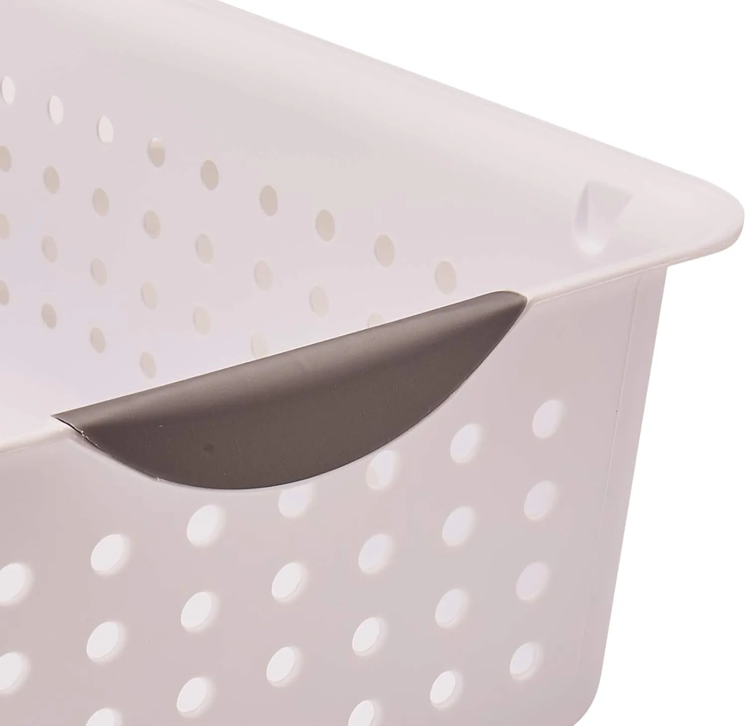 Sterilite 16248006 Medium White Ultra Basket, 2 Pack