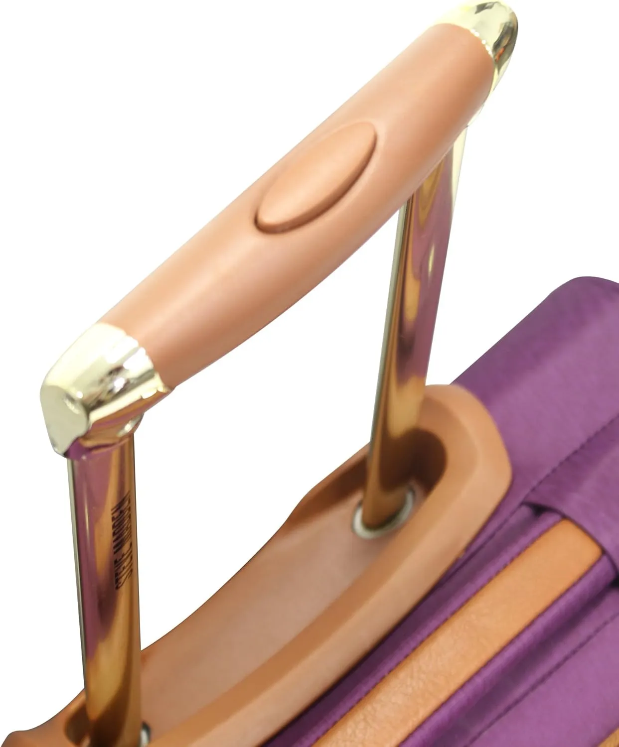 Steve Madden Designer Luggage Collection - Expandable 28 Inch Softside Bag for Men & Women - Durable Lightweight Checked Suitcase with 4-Rolling Spinner Wheels (Global Purple)