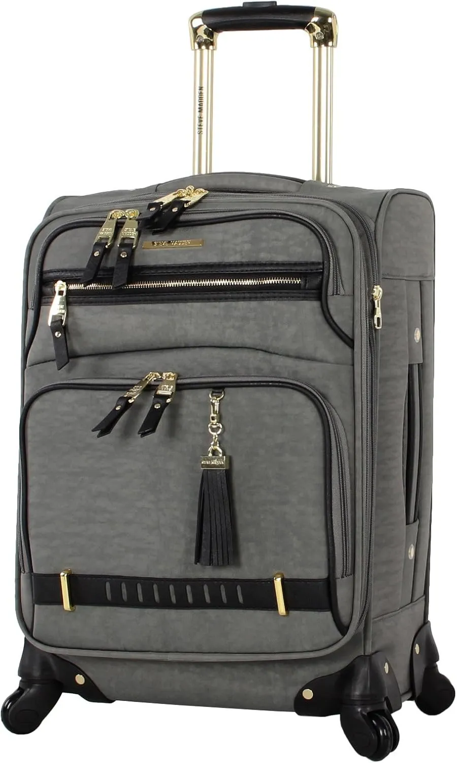 Steve Madden Unisex-Adult (Luggage only) Spinner, Peek-a-Boo Grey, One Size