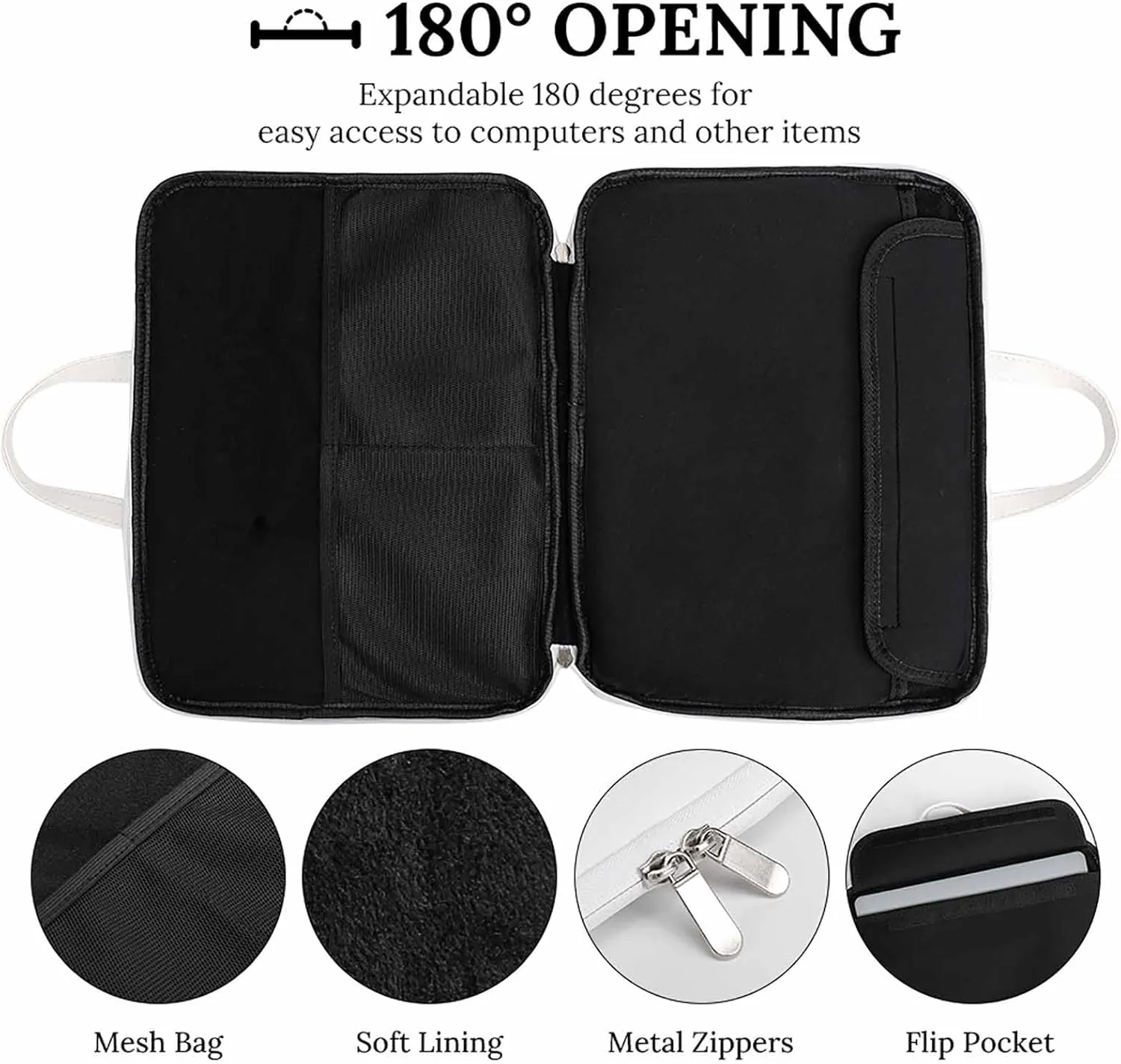 Storm Tornado Twister Hurricane Laptop Bag PU Leather Computer Tote Bag Carrying Case Messenger Bag with Handle
