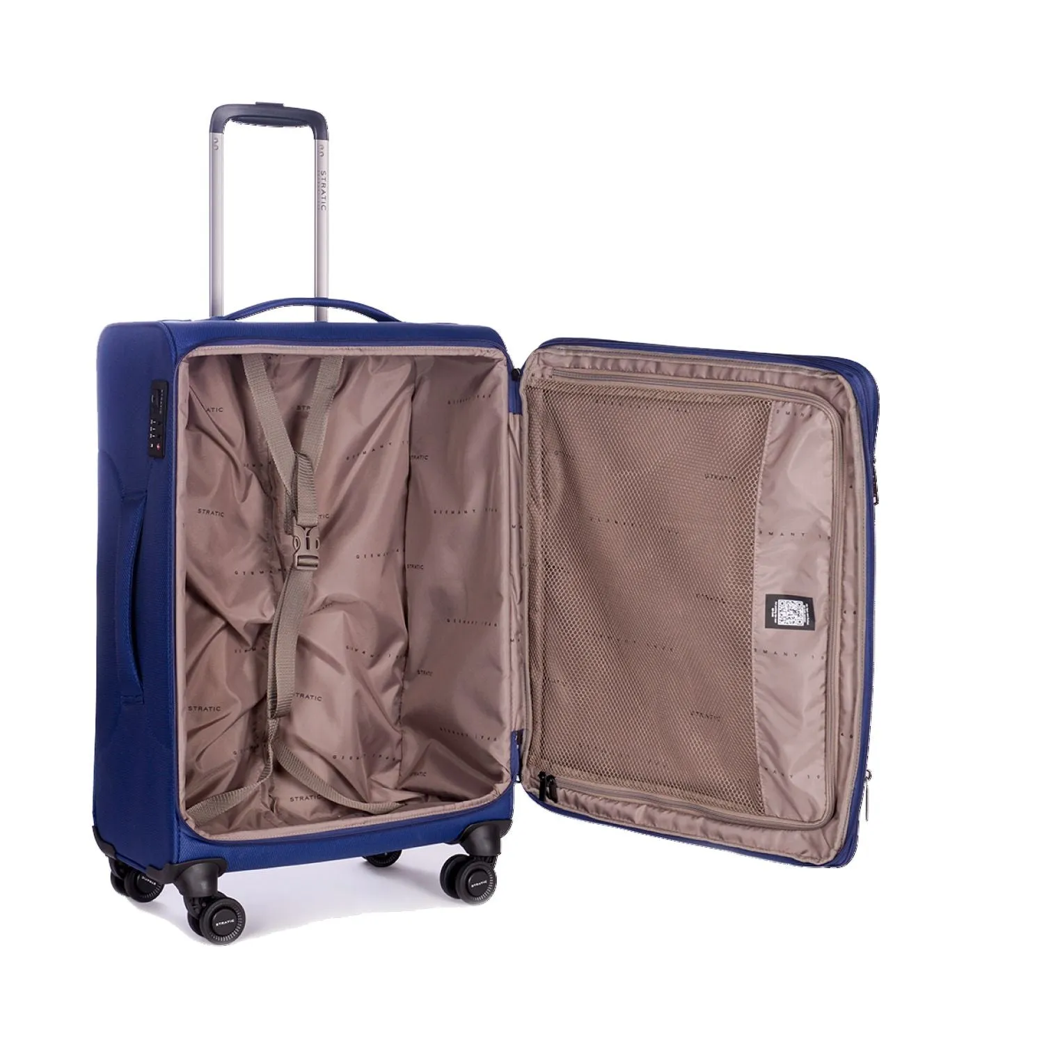 Stratic Light   Suitcase M With Front Access Opening