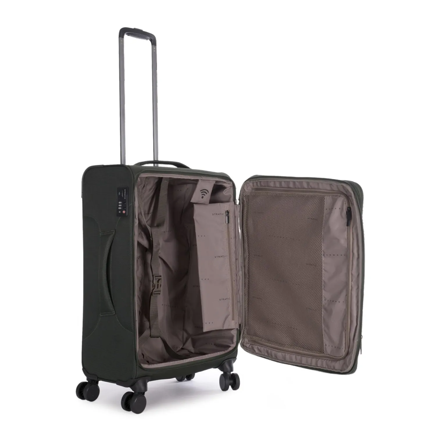 Stratic Light   Suitcase M With Front Access Opening