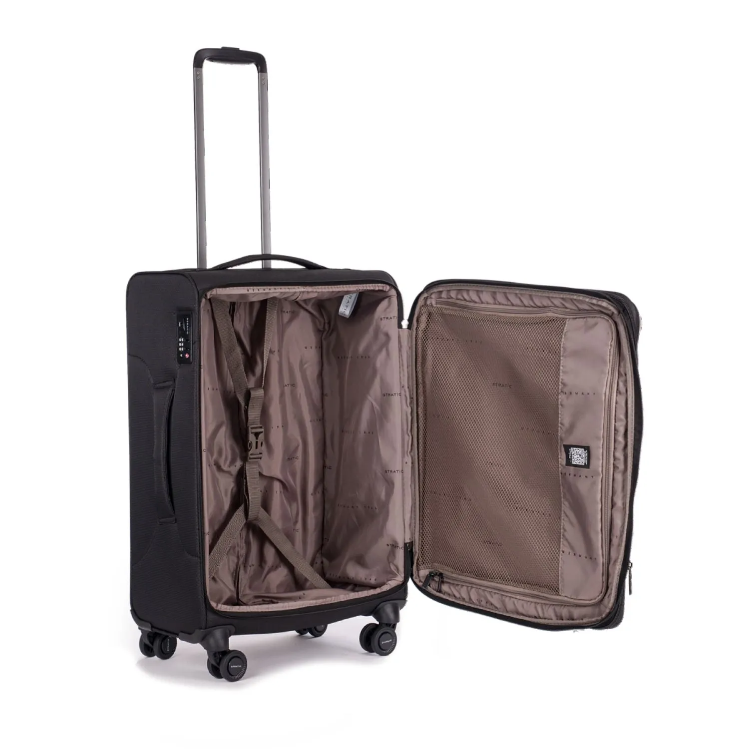 Stratic Light   Suitcase M With Front Access Opening