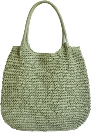 Straw Beach Bag for Women Hobo Tote Purse Shoulder Bag Everything Holiday Work Everyday Summer Outdoor Vacation