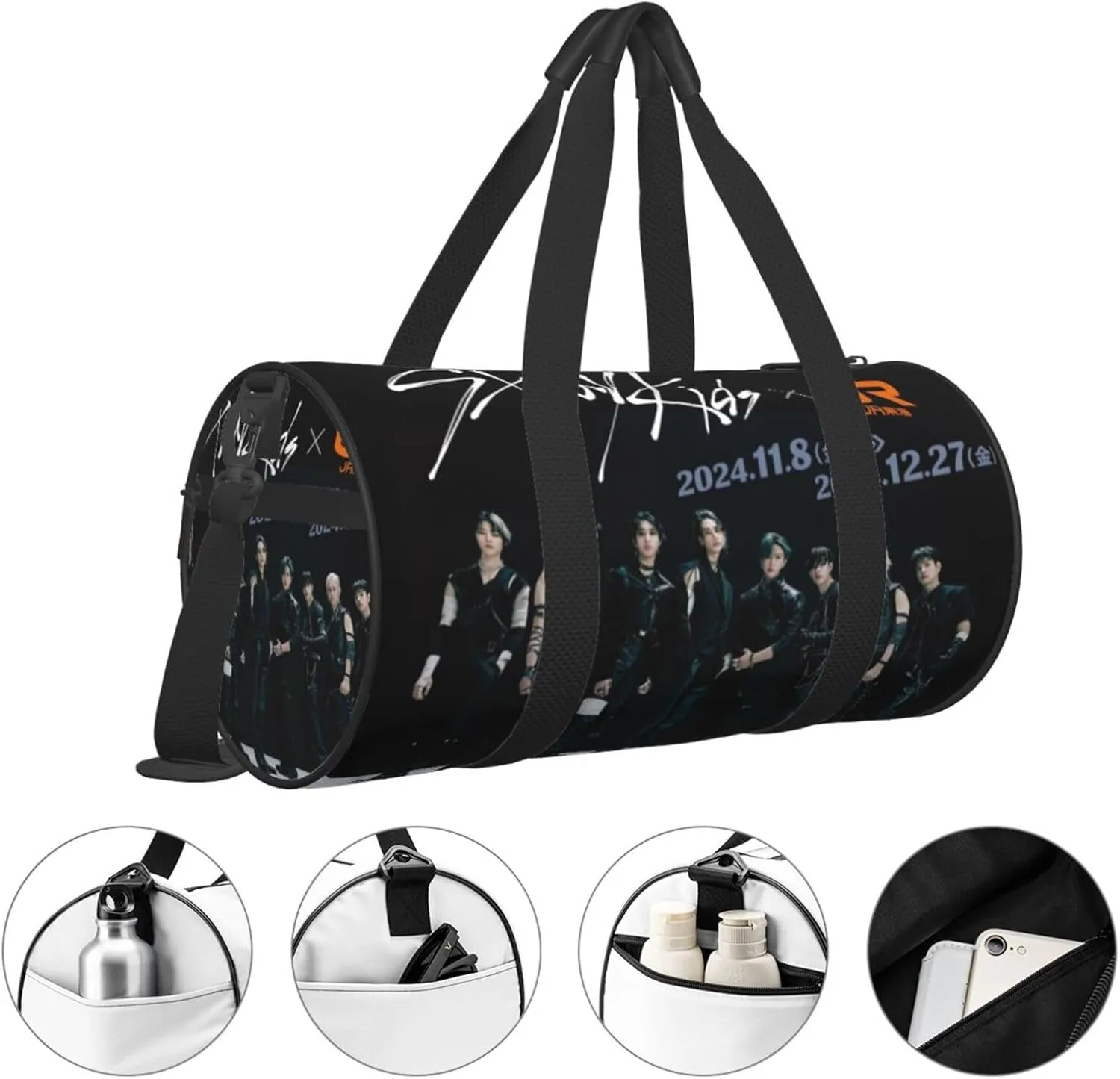 Stray Music Kids Duffel Bags,Traveling Sports Gym Bags for Men and Women