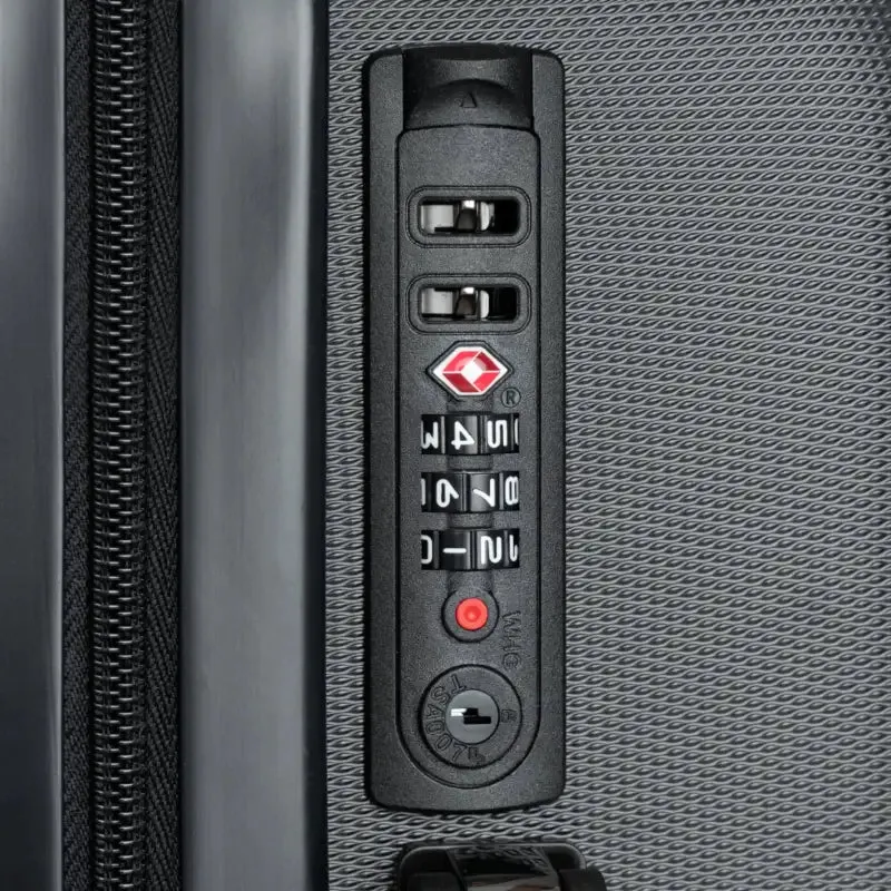 Stylish Floral Design Suitcase Modern Functionality
