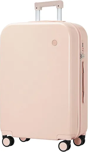 Suitcase Luggage with Spinner Wheels, Mixi Hardside Rolling Suitcase PC with Cover & TSA Lock Lightweight Travel Case