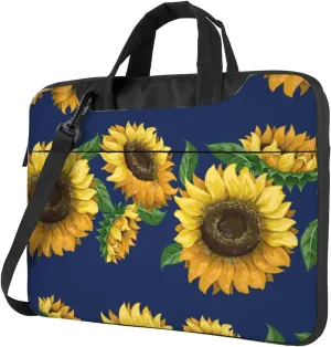 Sunflowers Laptop Bag Classic Slim Briefcase Messenger Bag, Spacious, Ergonomic