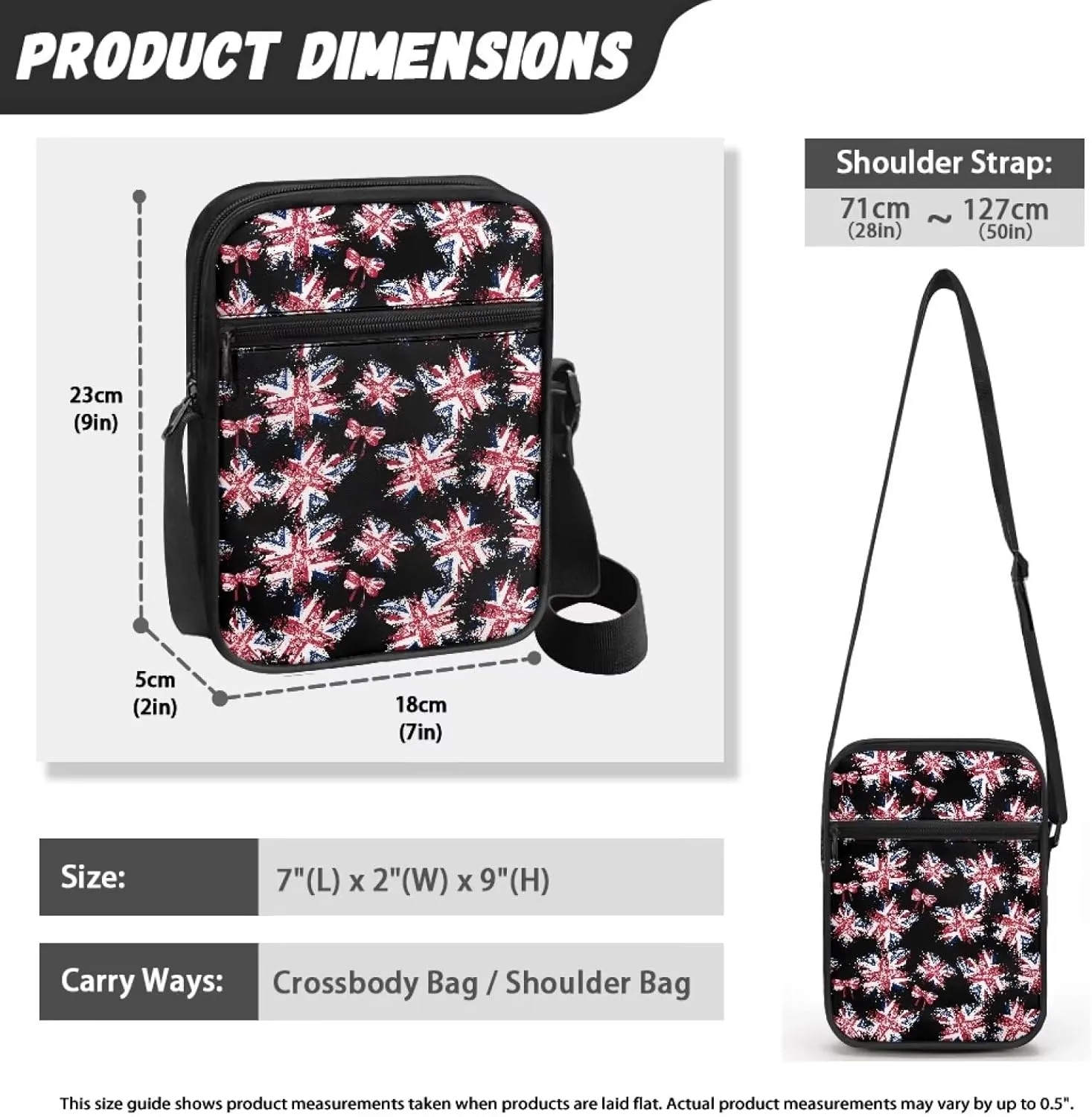 Suobstales Crossbody Bags for Women Shoulder Bag Cell Phone Pouch with Adjustable Strap, Small Messenger Bag Casual Purse