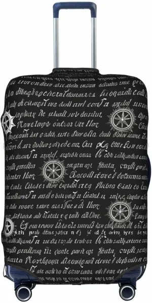 Supernatural Inspiration Trolley suitcase protective cover, elastic fabric, anti-scratch and dust-proof, unique pattern design, zipper opening and closing, no wheel jam