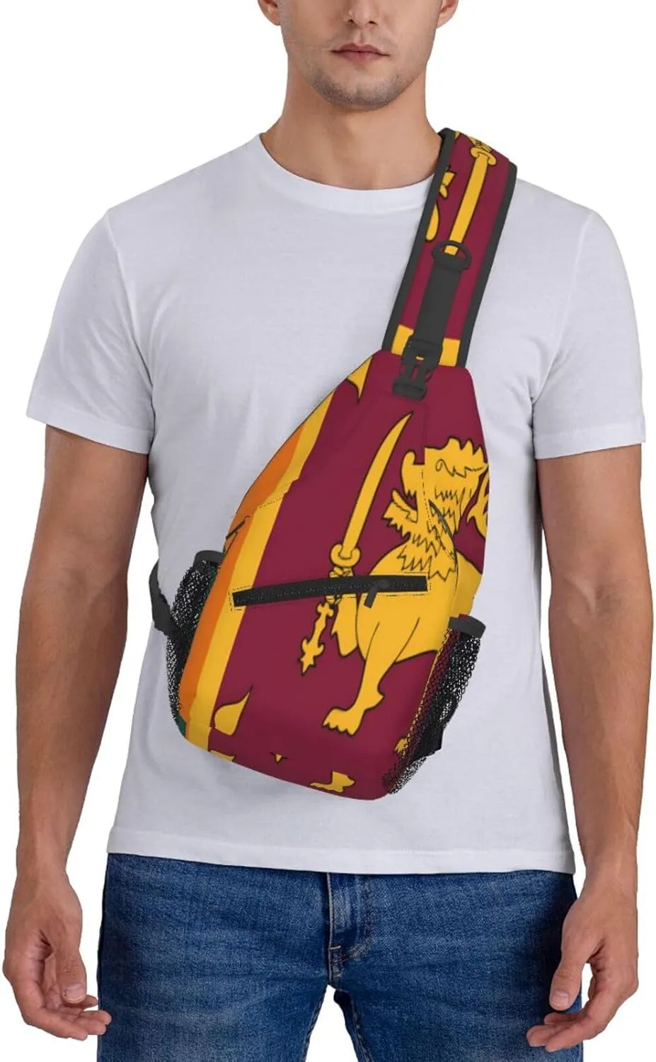 Tanzania Flag Men's And Women's Small Crossbody Bags Chest Bags Daily Bags Are Suitable For Outdoor Hiking Trips