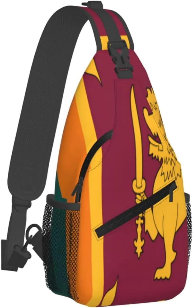 Tanzania Flag Men's And Women's Small Crossbody Bags Chest Bags Daily Bags Are Suitable For Outdoor Hiking Trips