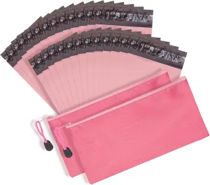 Terdey Sanitary Napkin Disposal Bag, Women Personal Disposal Bag, Self Sealing Privacy Protection Sanitary Tampons Bag, Disposal Sanitary Napkin menstrual liners Bag with Zipper Bag Pink 202 PCS