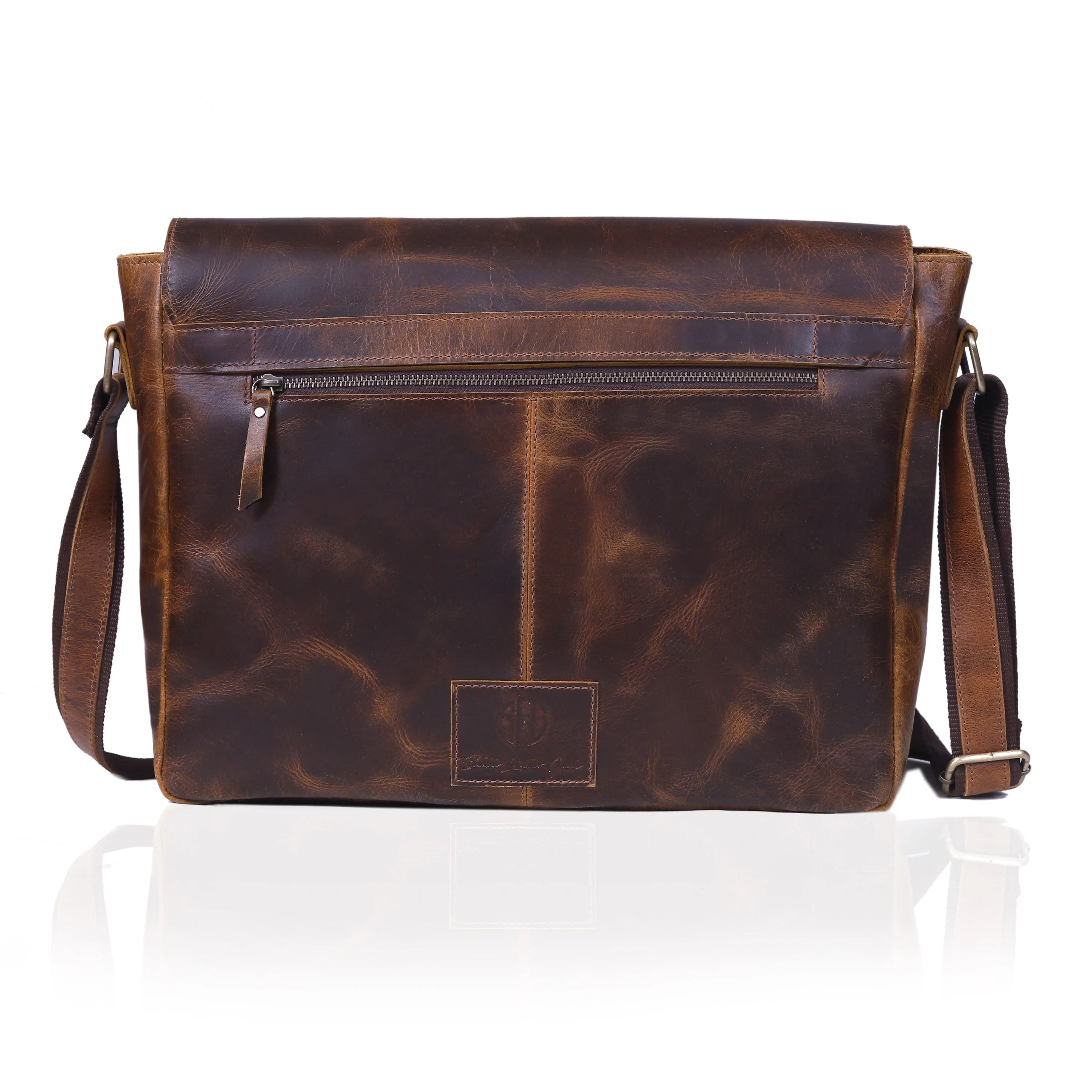 The Saturn Buffalo Leather Briefcase