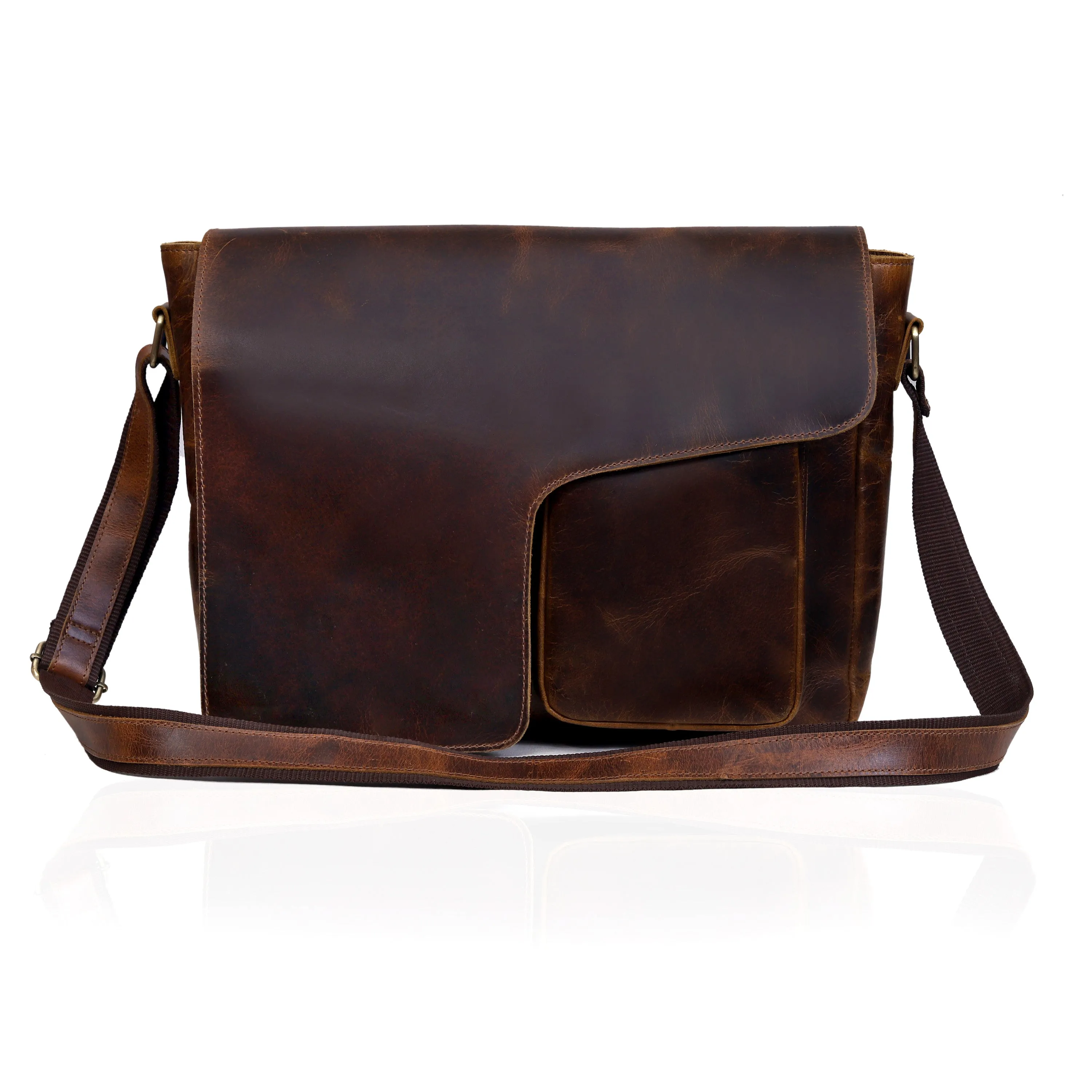 The Saturn Buffalo Leather Briefcase