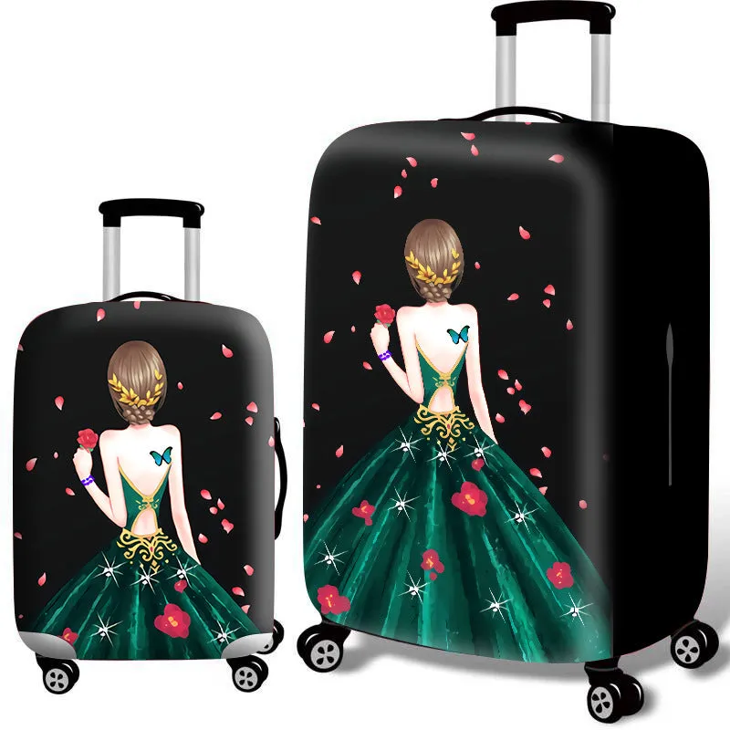 Thickened Elastic Wear-resistant Luggage Protective Cover