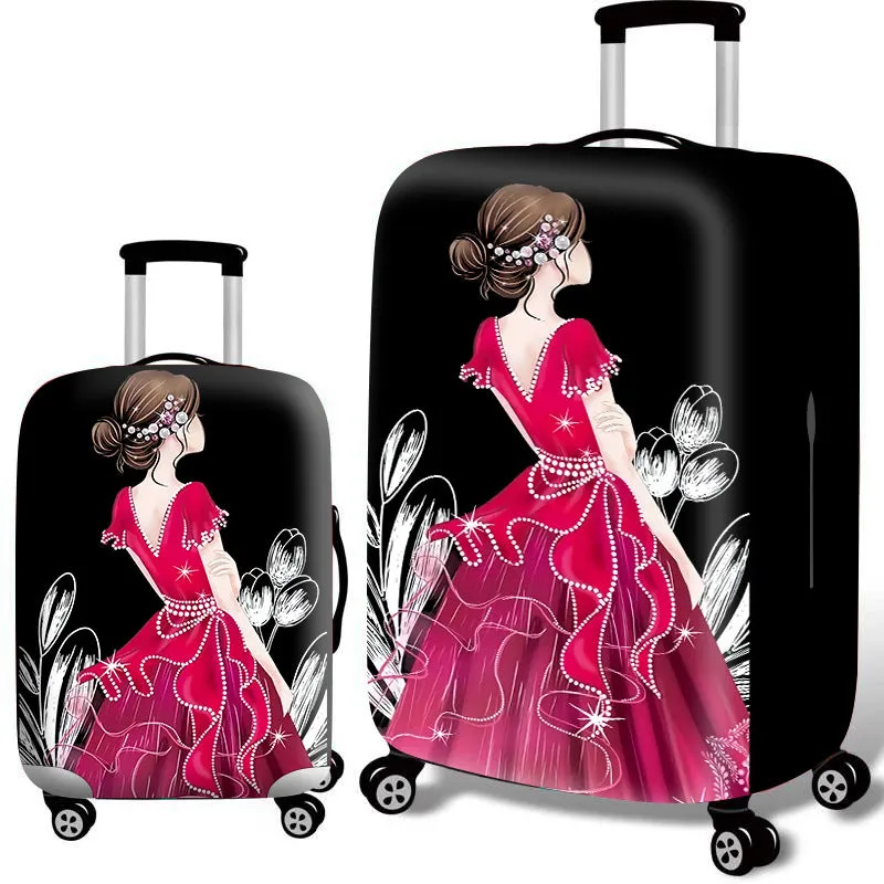 Thickened Elastic Wear-resistant Luggage Protective Cover
